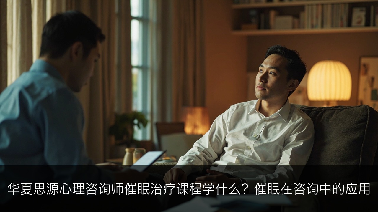 华夏思源心理咨询师催眠治疗课程学什么?催眠在咨询中的应用