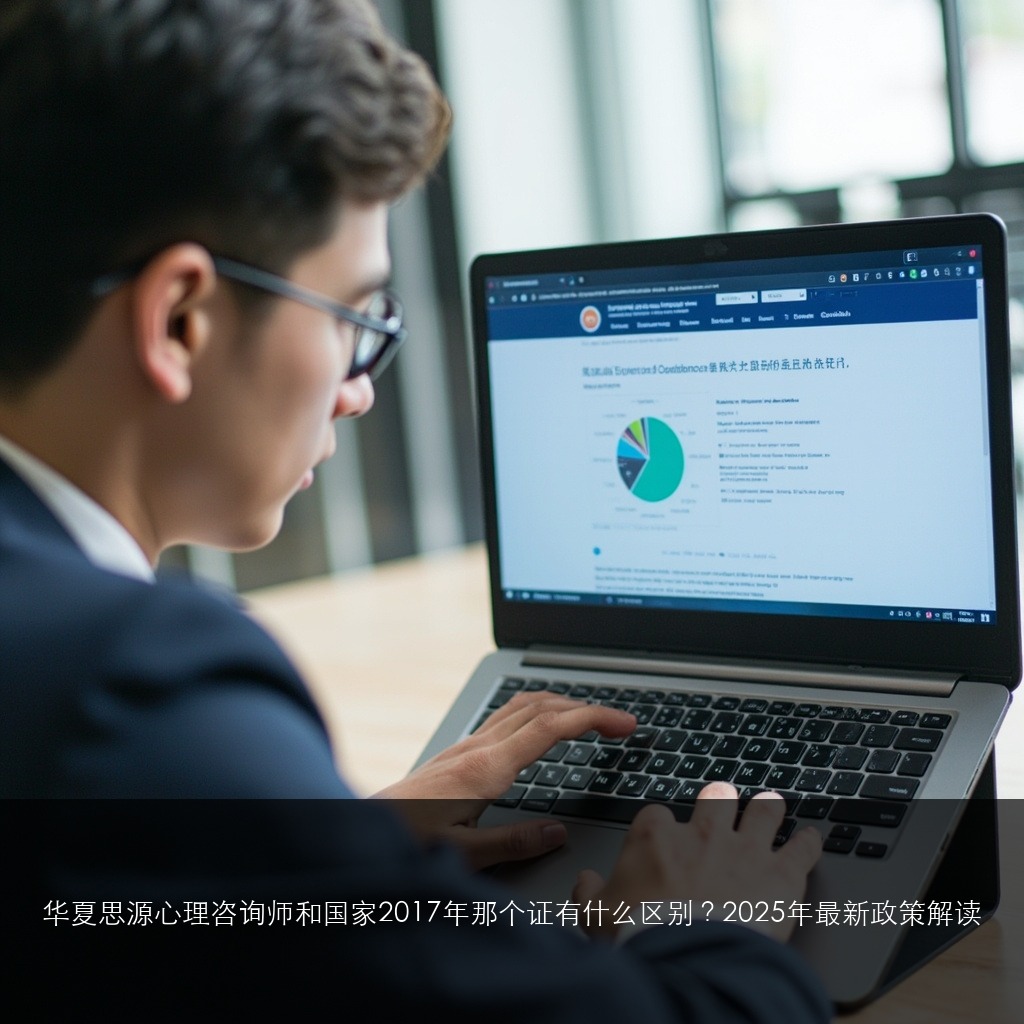 华夏思源心理咨询师和国家2017年那个证有什么区别?2025年最新政策解读
