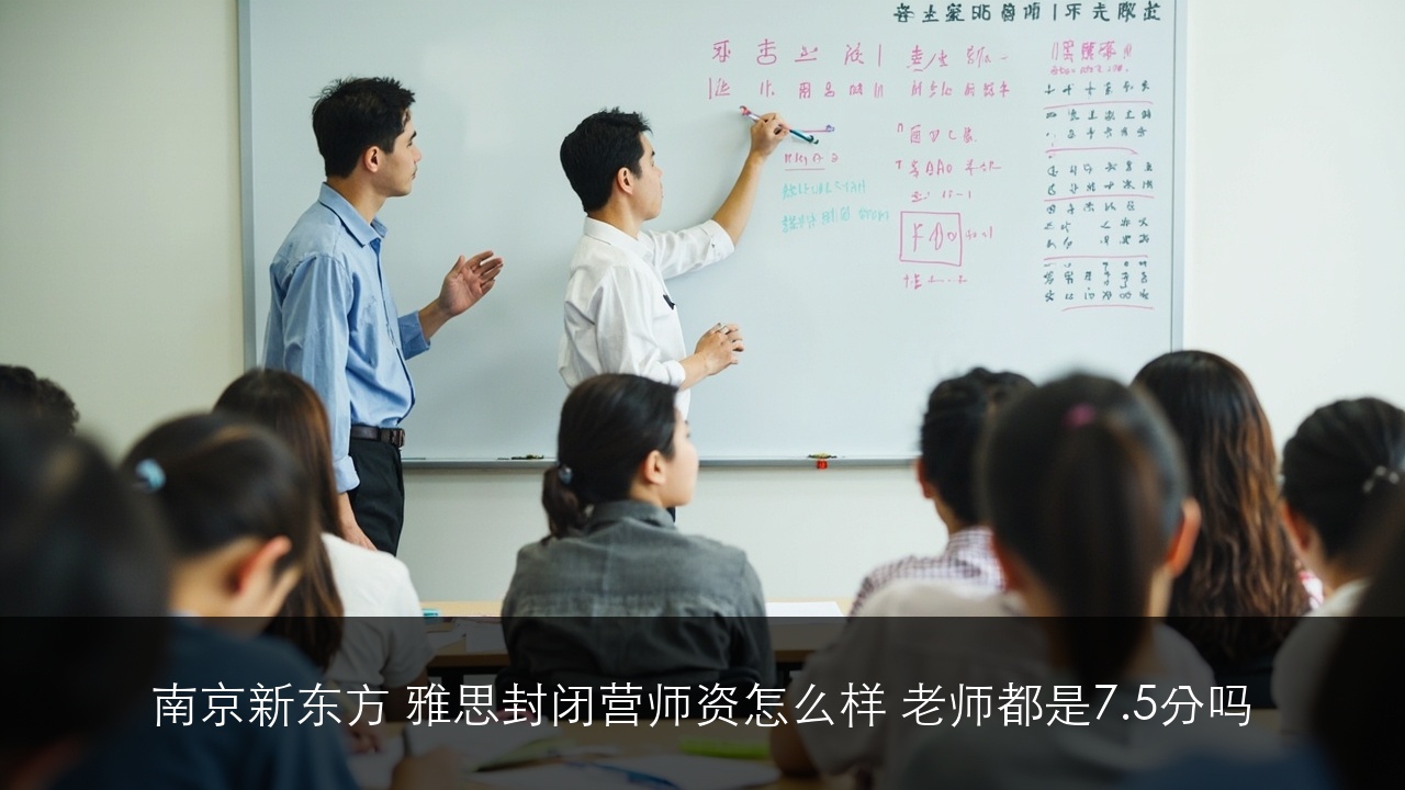 南京新东方 雅思封闭营师资怎么样 老师都是7.5分吗