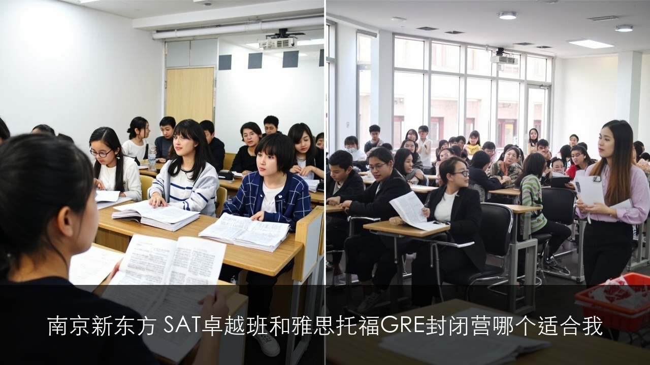 南京新东方 SAT卓越班和雅思托福GRE封闭营哪个适合我