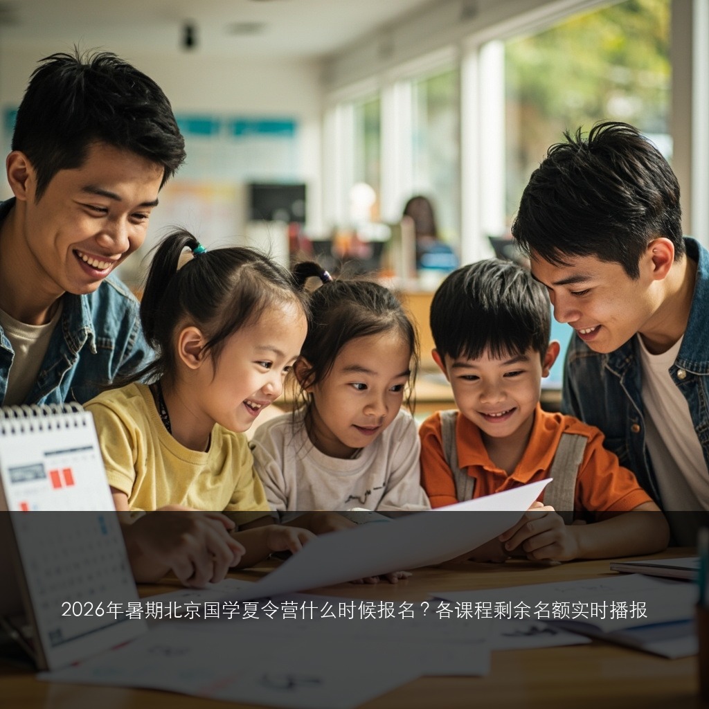 2026年暑期北京国学夏令营什么时候报名?各课程剩余名额实时播报