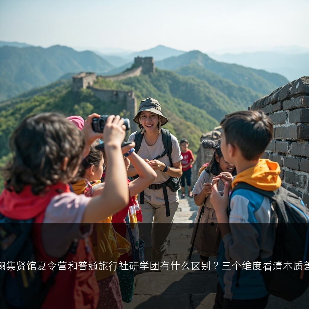 澄澜集贤馆夏令营和旅行社研学团有何不同?三个维度全面解析