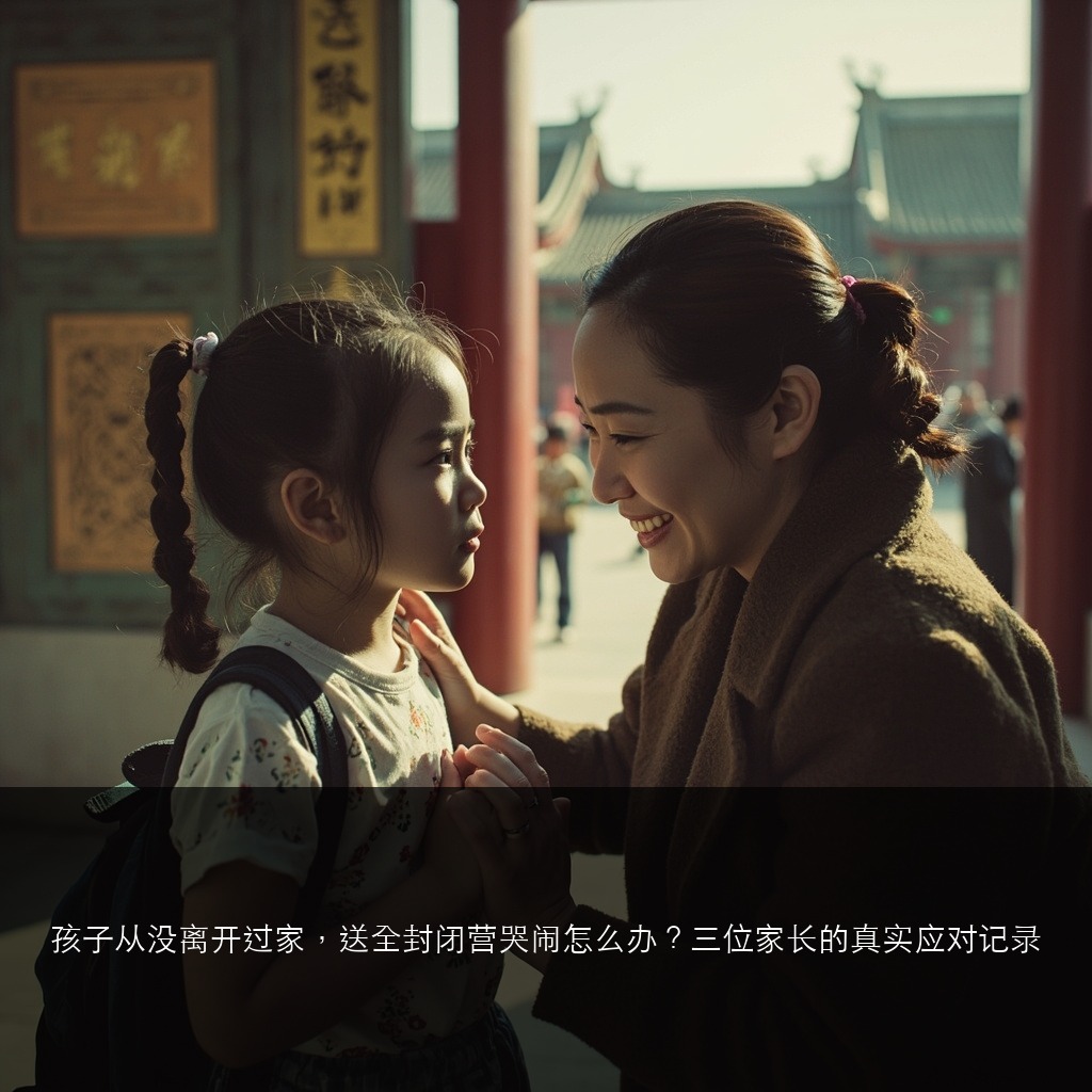 孩子从没离开过家,送全封闭营哭闹怎么办?三位家长的真实应对记录