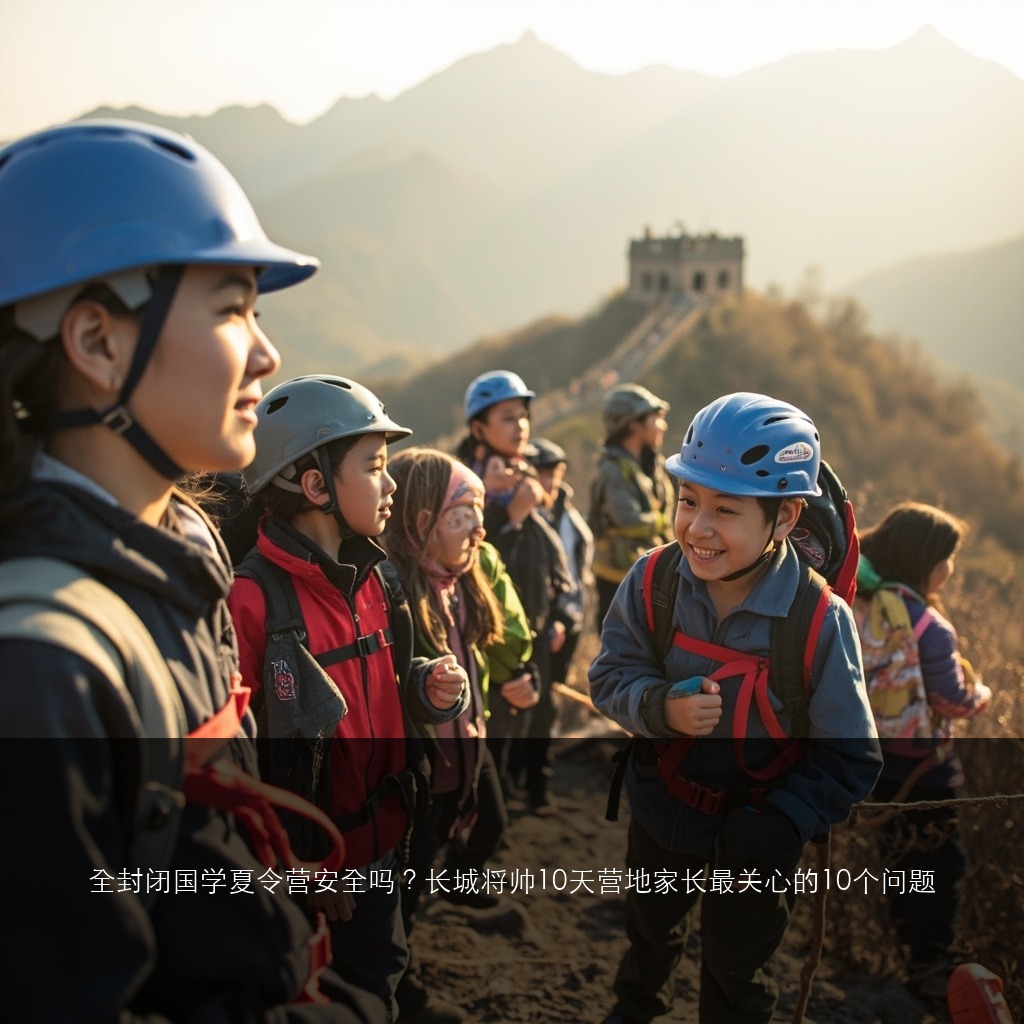 全封闭国学夏令营安全吗?长城将帅10天营地家长最关心的10个问题