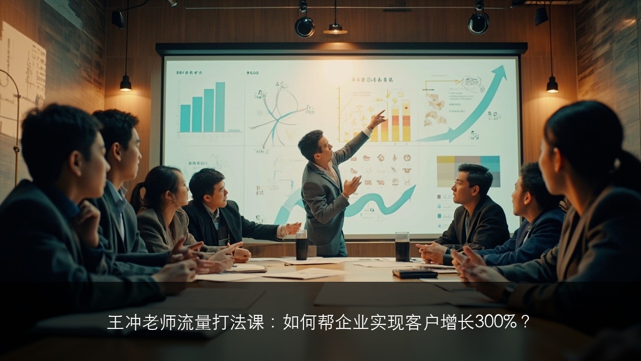 王冲老师流量打法课:如何帮企业实现客户增长300%?