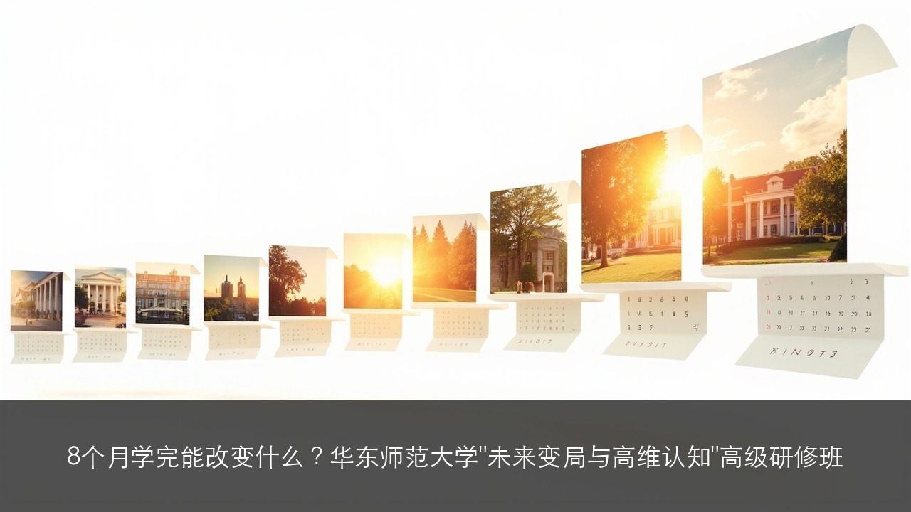 8个月学完能改变什么?华东师范大学