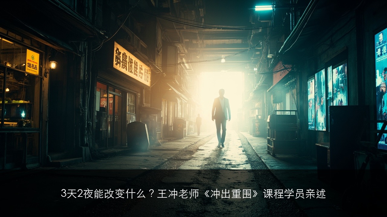 3天2夜能改变什么？王冲老师《冲出重围》课程学员亲述