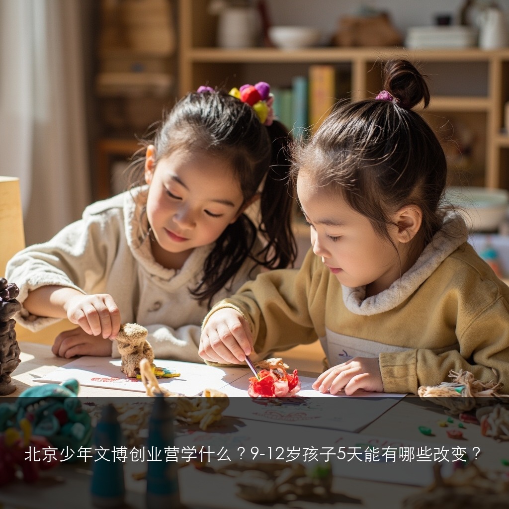 北京少年文博创业营学什么?9-12岁孩子5天能有哪些改变?