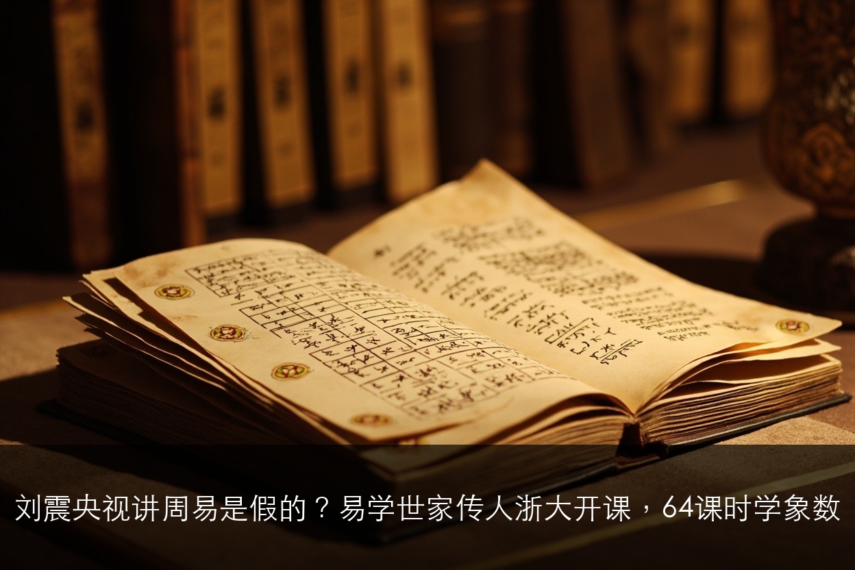刘震央视讲周易是假的?易学世家传人浙大开课,64课时学象数
