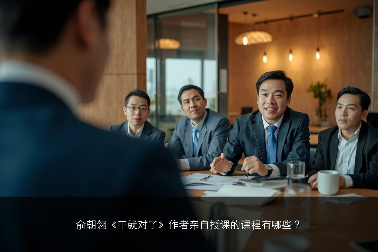 俞朝翎《干就对了》作者亲自授课的课程有哪些?