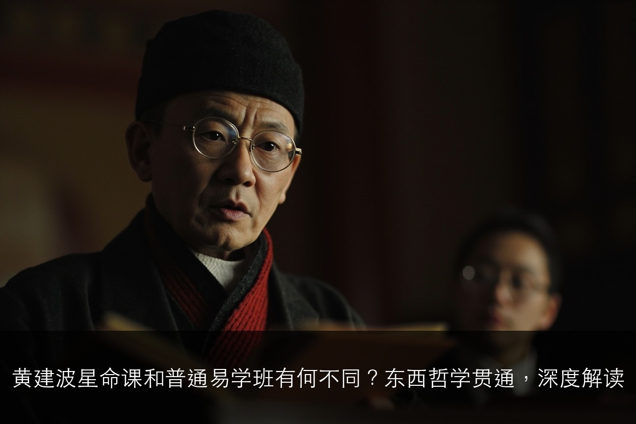 黄建波星命课和普通易学班有何不同?东西哲学贯通,深度解读