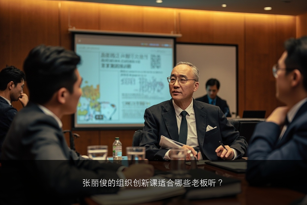 张丽俊的组织创新课适合哪些老板听?