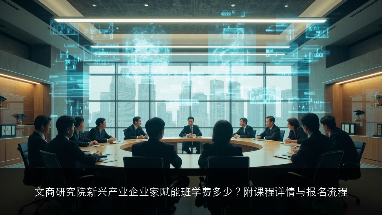 文商研究院新兴产业企业家赋能班学费多少?附课程详情与报名流程