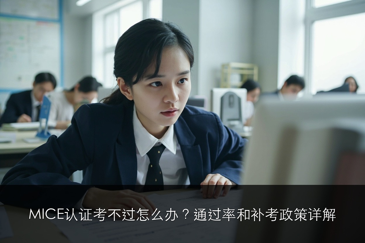 MICE认证考不过怎么办?通过率和补考政策详解