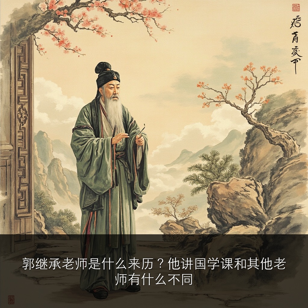郭继承老师是什么来历?他讲国学课和其他老师有什么不同