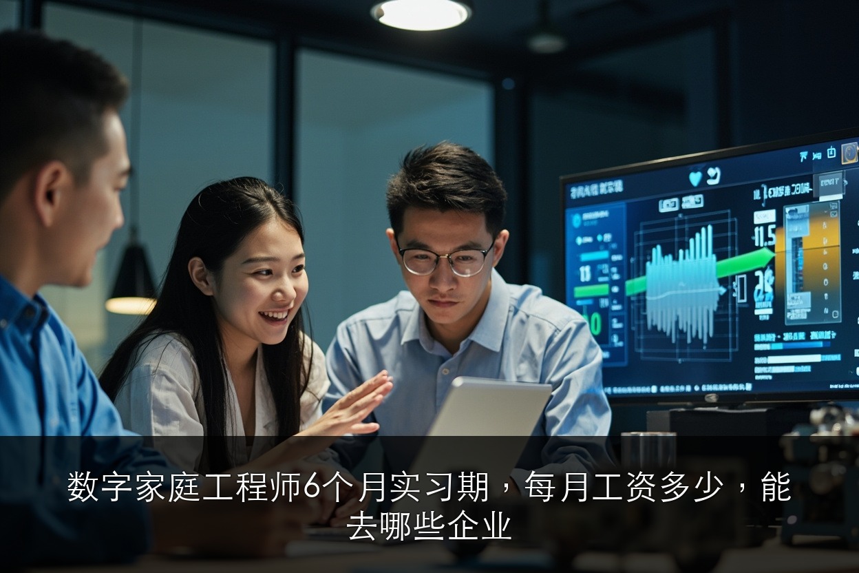 数字家庭工程师6个月实习期,每月工资多少,能去哪些企业