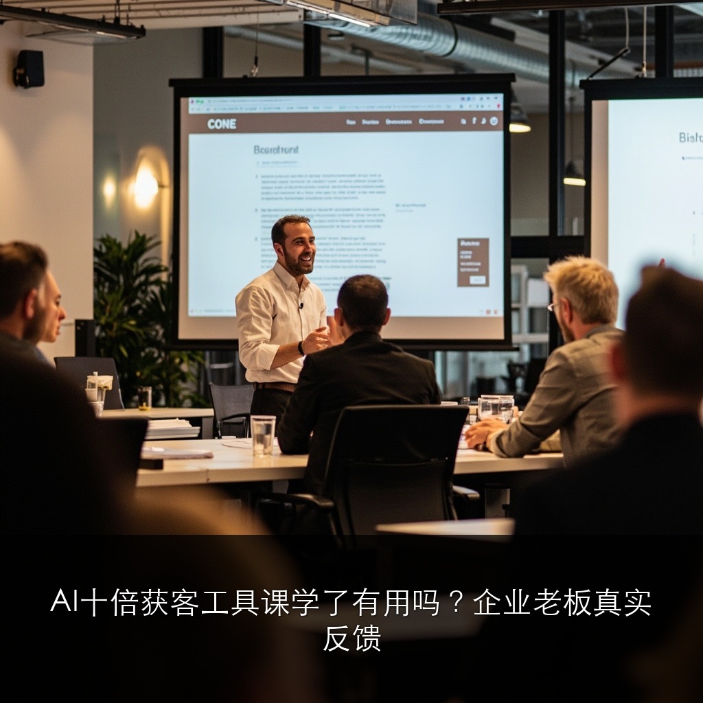 AI十倍获客工具课学了有用吗？企业老板真实反馈