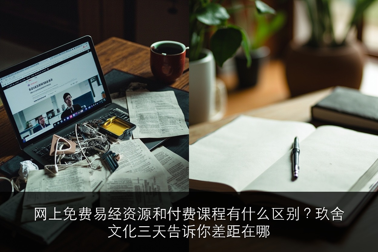 网上免费易经资源和付费课程有什么区别?玖舍文化三天告诉你差距在哪
