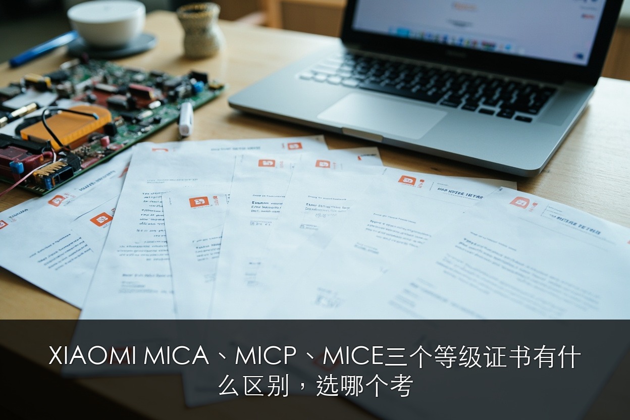 XIAOMI MICA、MICP、MICE三个等级证书有什么区别,选哪个考