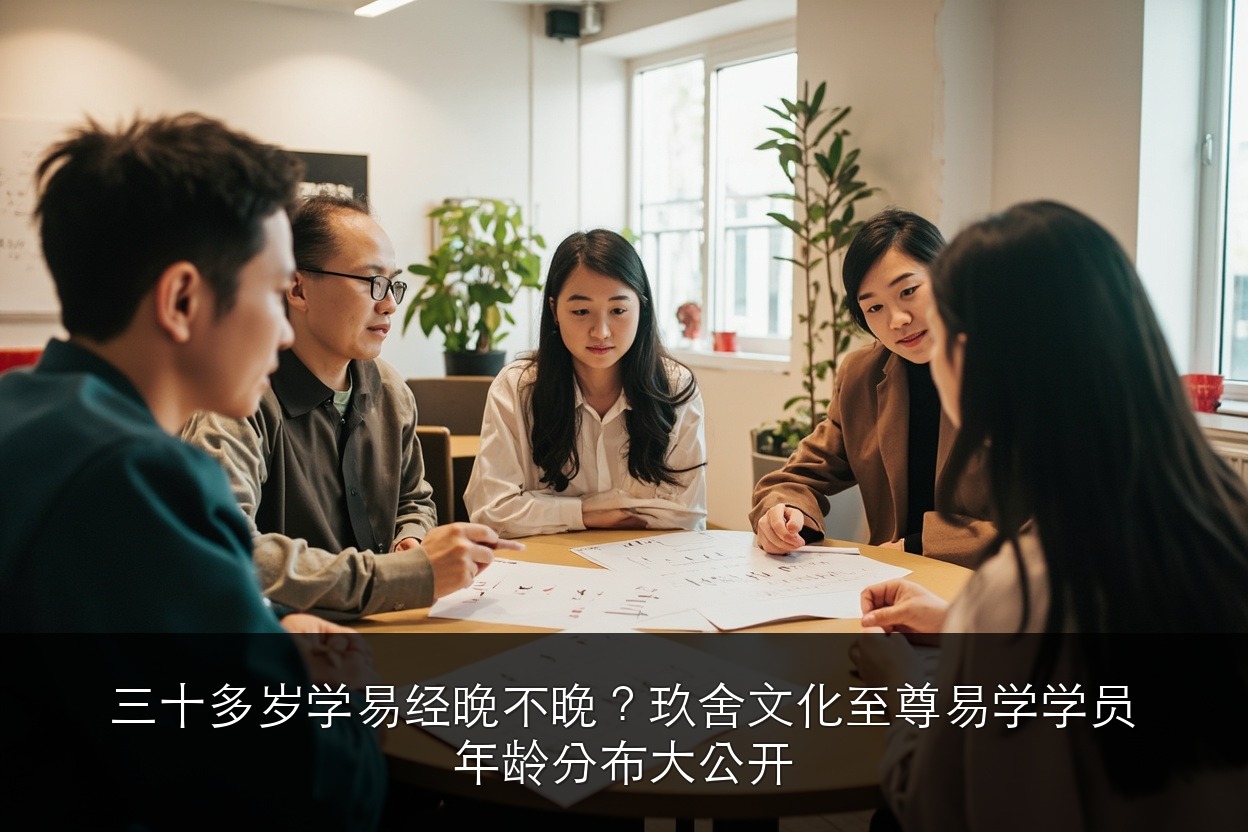 三十多岁学易经晚不晚？玖舍文化至尊易学学员年龄分布大公开