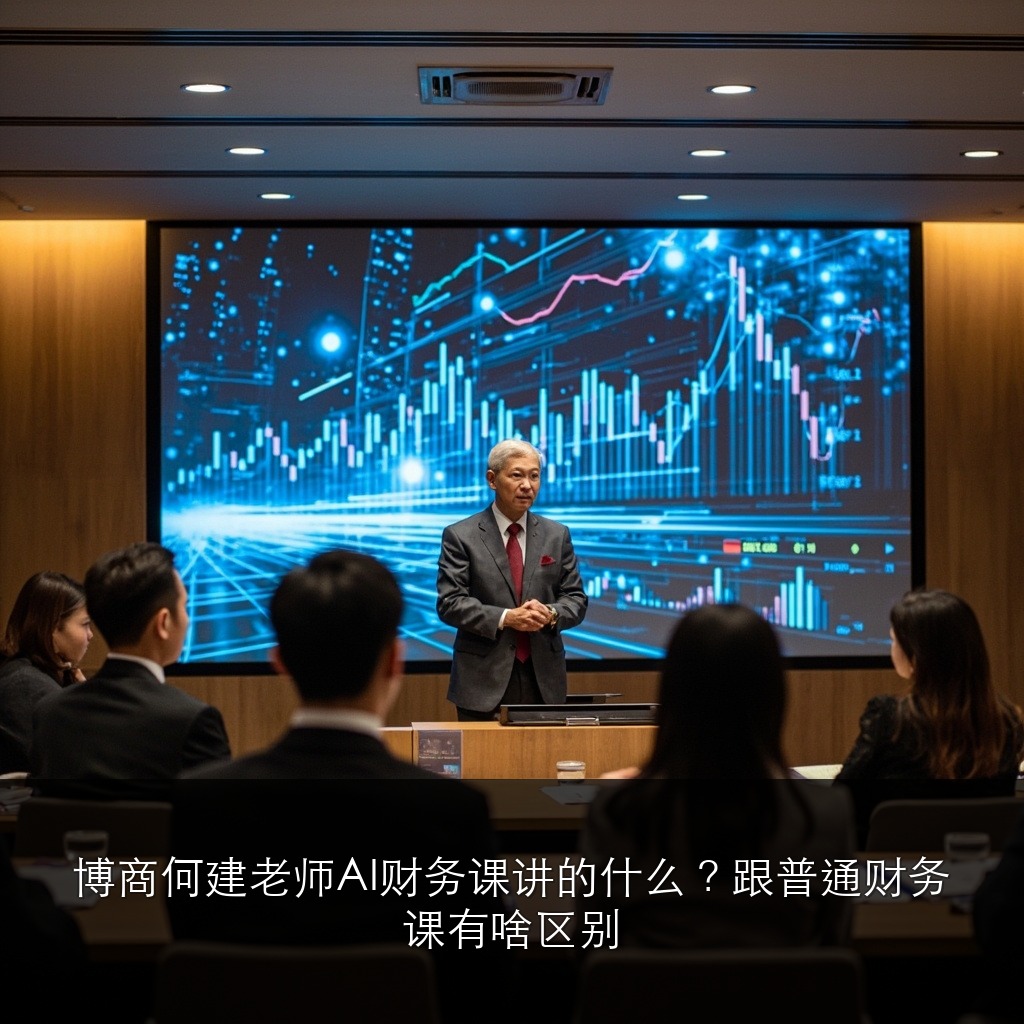 博商何建老师AI财务课讲的什么？跟普通财务课有啥区别