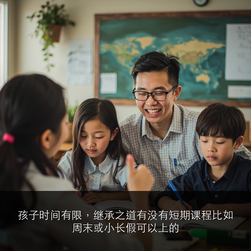 孩子时间有限,继承之道有没有短期课程比如周末或小长假可以上的