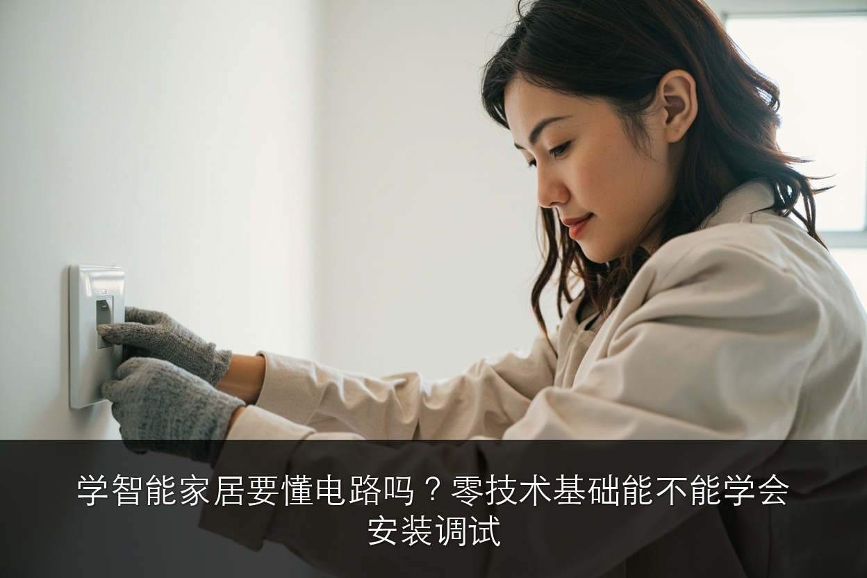 学智能家居要懂电路吗?零技术基础能不能学会安装调试