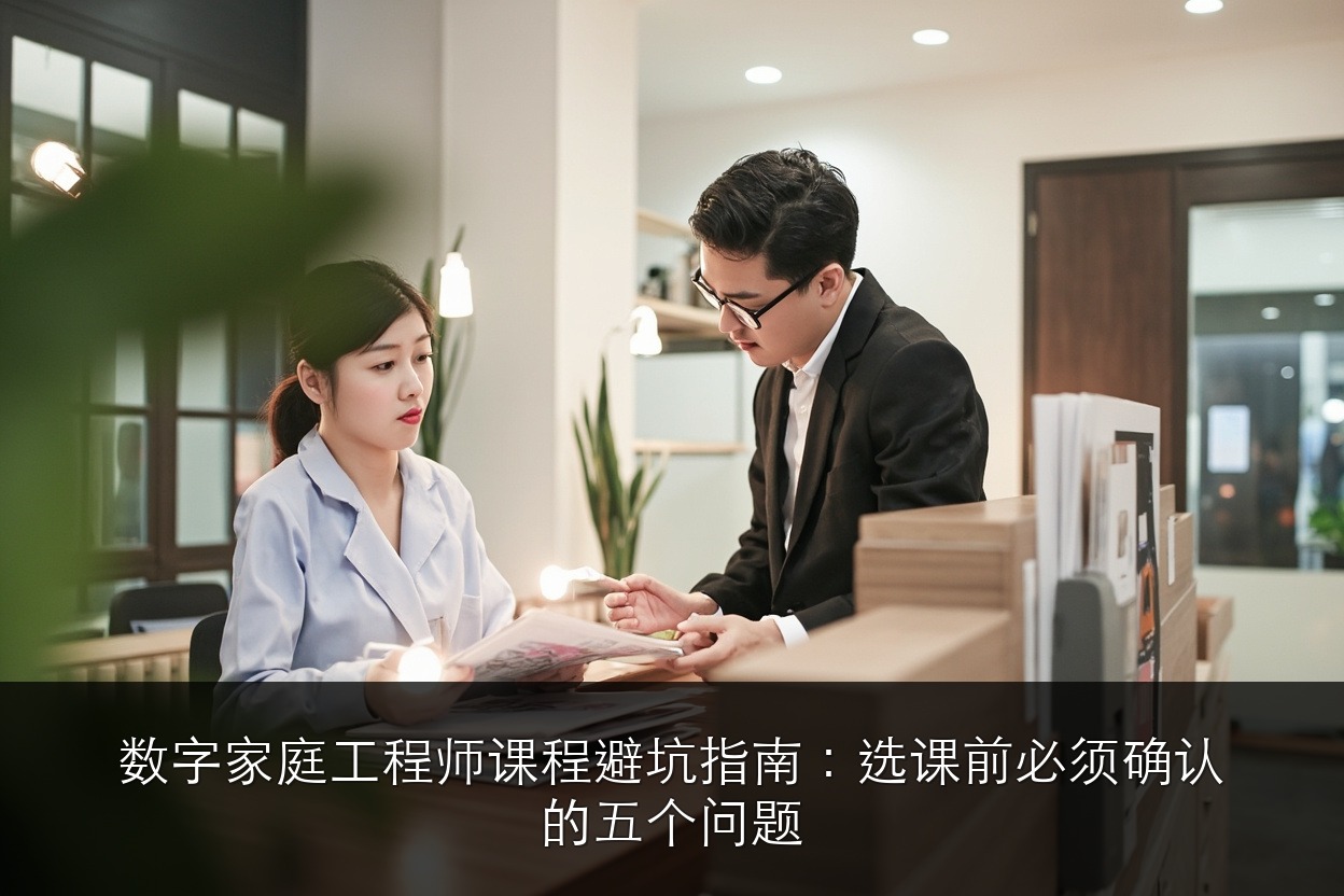 数字家庭工程师课程避坑指南:选课前必须确认的五个问题
