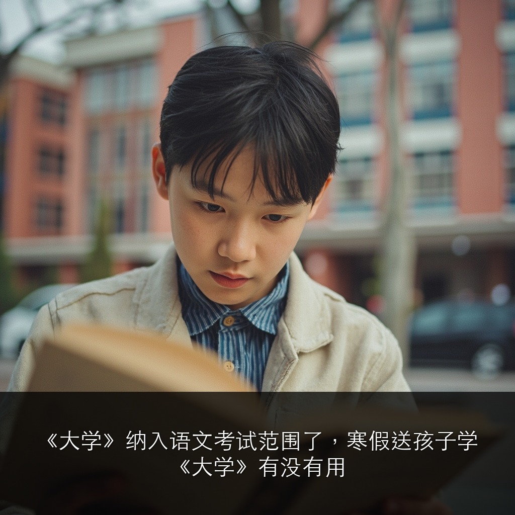 《大学》纳入语文考试范围了,寒假送孩子学《大学》有没有用