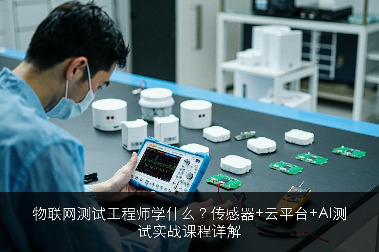 物联网测试工程师学什么?传感器+云平台+AI测试实战课程详解