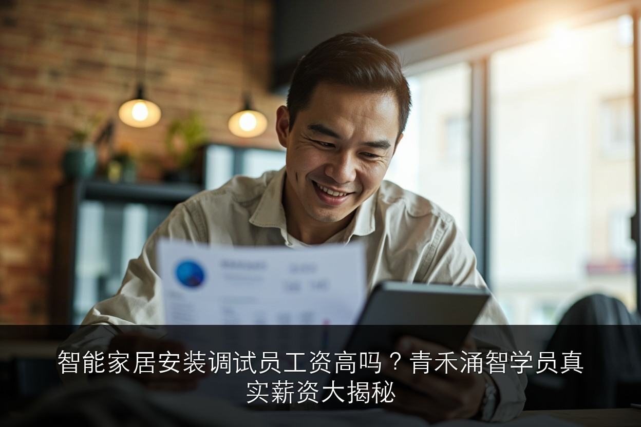 智能家居安装调试员工资高吗?青禾涌智学员真实薪资大揭秘