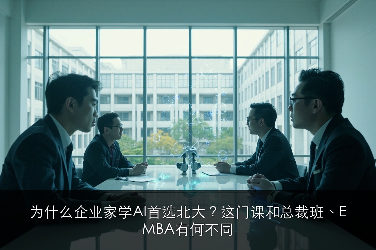 为什么企业家学AI首选北大？这门课和总裁班、EMBA有何不同