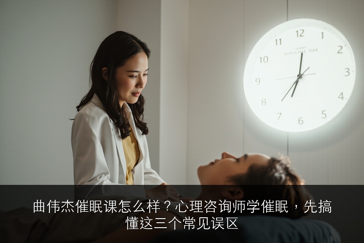 曲伟杰催眠课怎么样？心理咨询师学催眠，先搞懂这三个常见误区