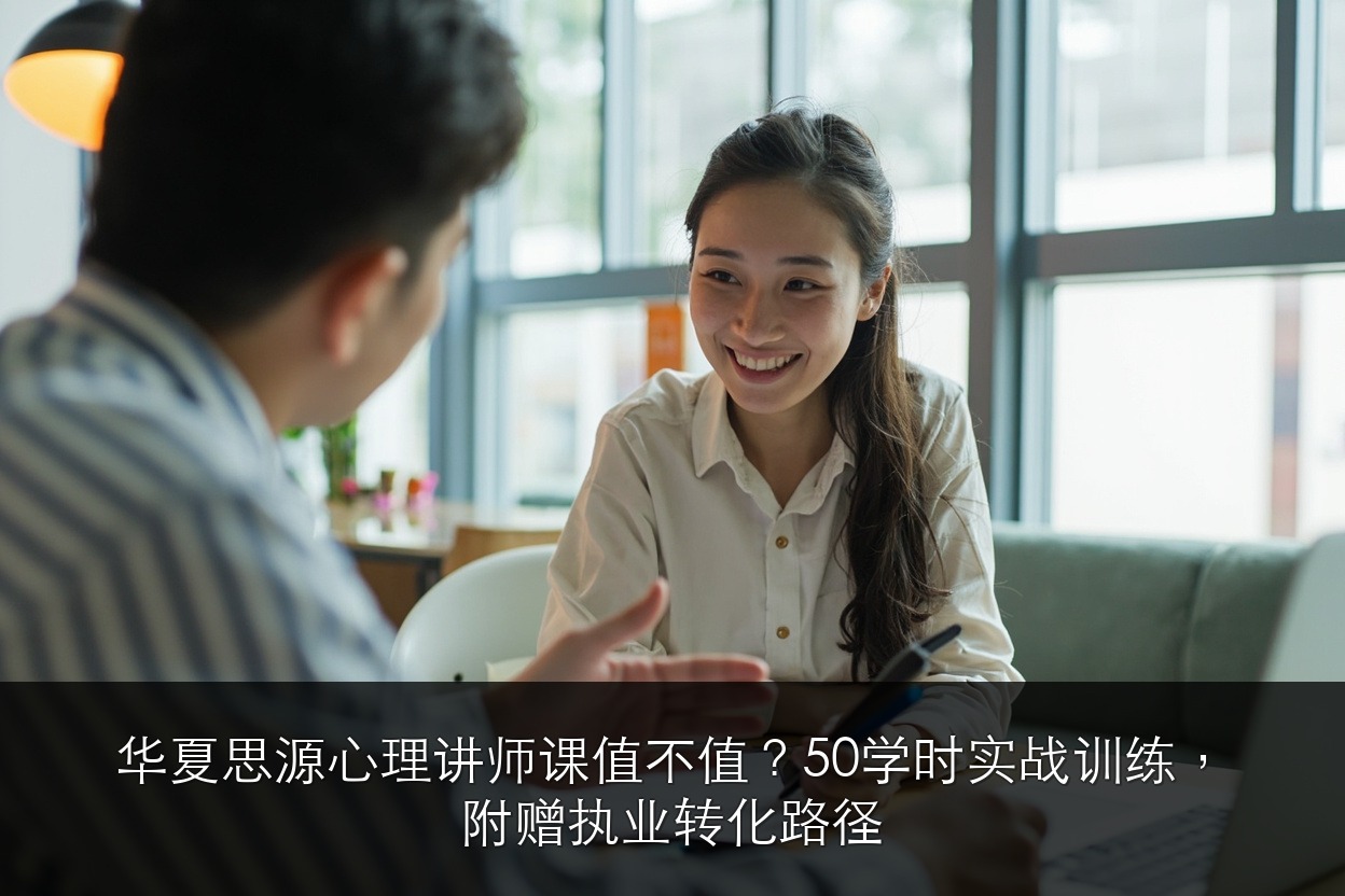 华夏思源心理讲师课值不值？50学时实战训练，附赠执业转化路径