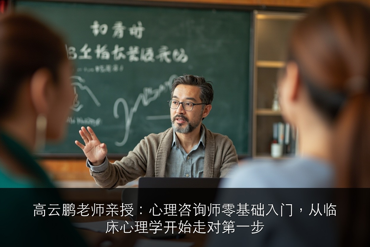 高云鹏老师亲授：心理咨询师零基础入门，从临床心理学开始走对第一步