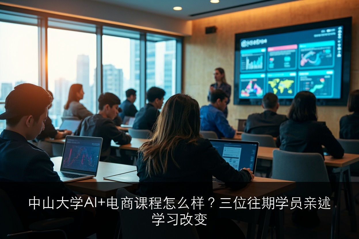 中山大学AI+电商课程怎么样？三位往期学员亲述学习改变