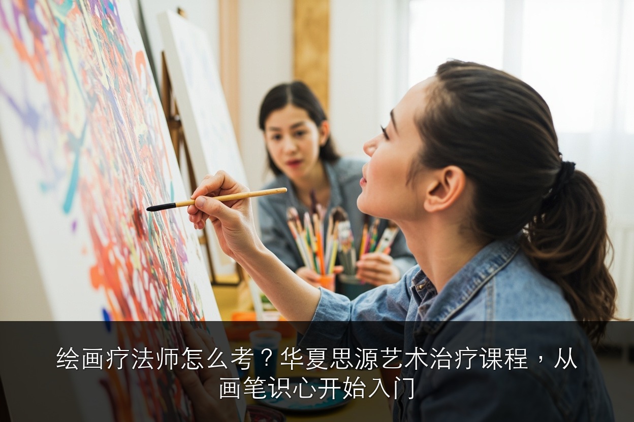 绘画疗法师怎么考？华夏思源艺术治疗课程，从“画笔识心”开始入门