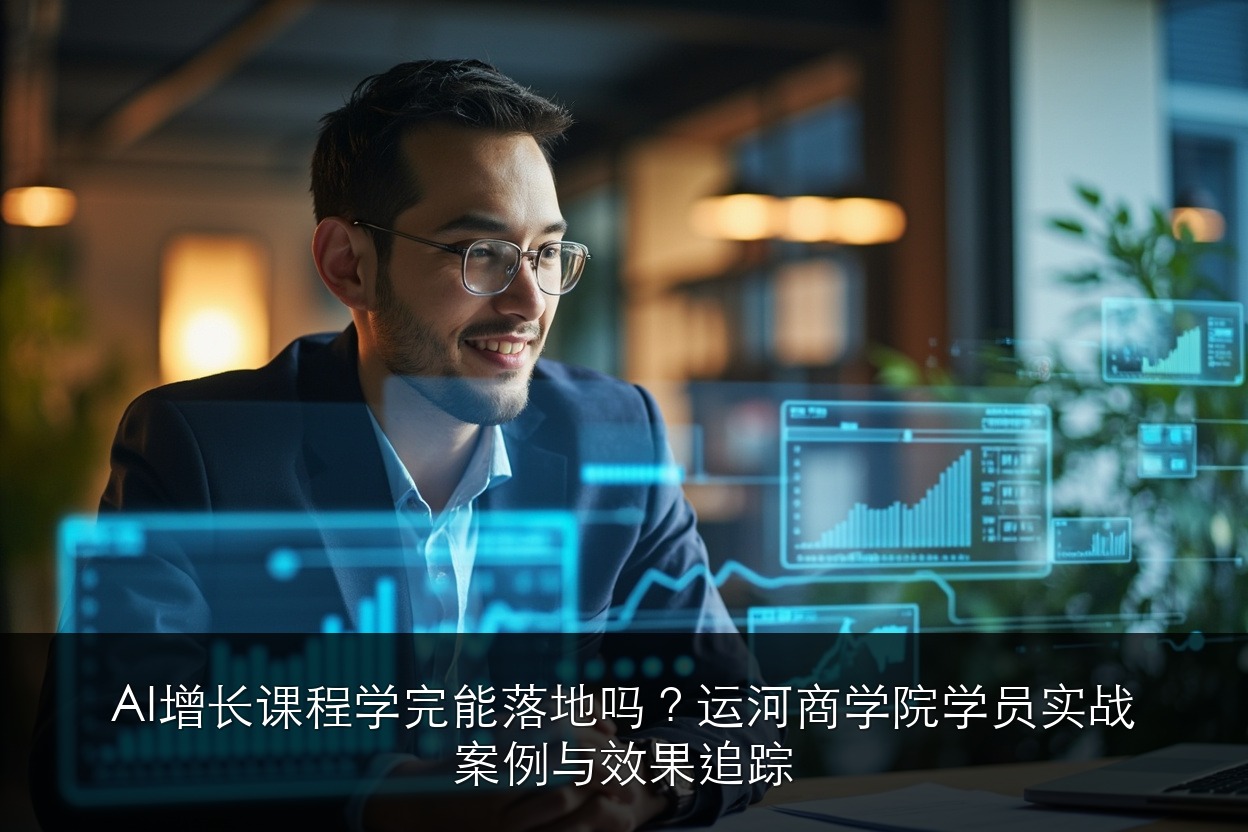 AI增长课程学完能落地吗？运河商学院学员实战案例与效果追踪