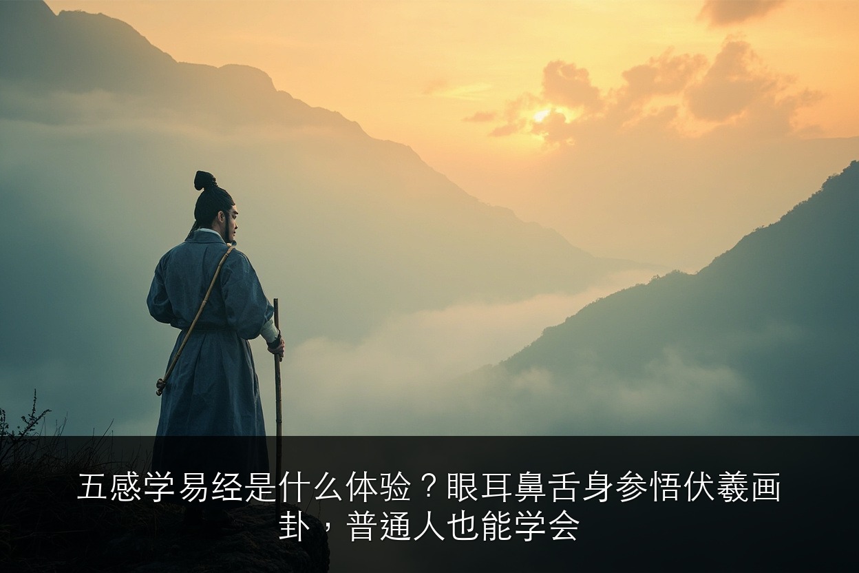 五感学易经是什么体验？眼耳鼻舌身参悟伏羲画卦，普通人也能学会