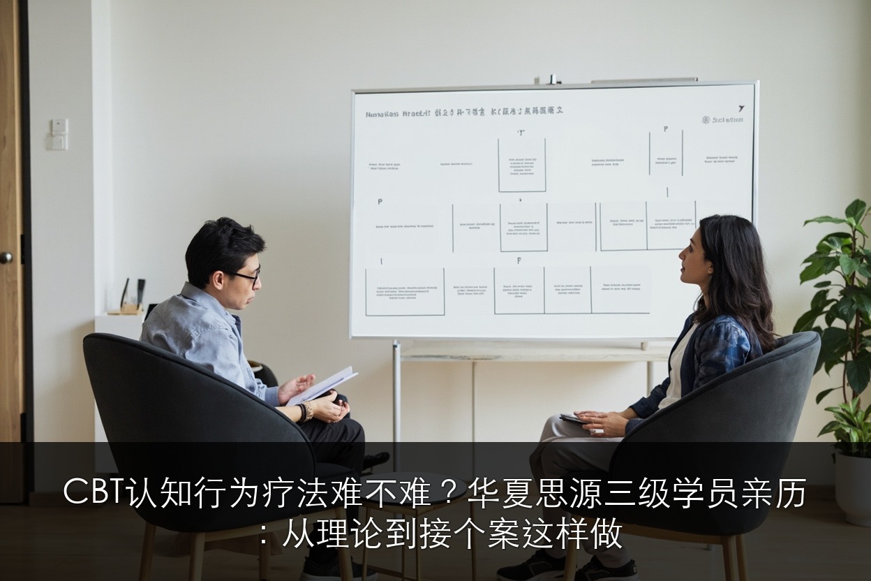 CBT认知行为疗法难不难？华夏思源三级学员亲历：从理论到接个案这样做