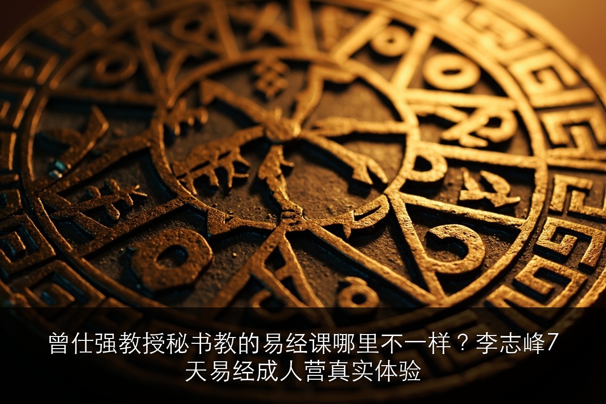 曾仕强教授秘书教的易经课哪里不一样？李志峰7天易经成人营真实体验