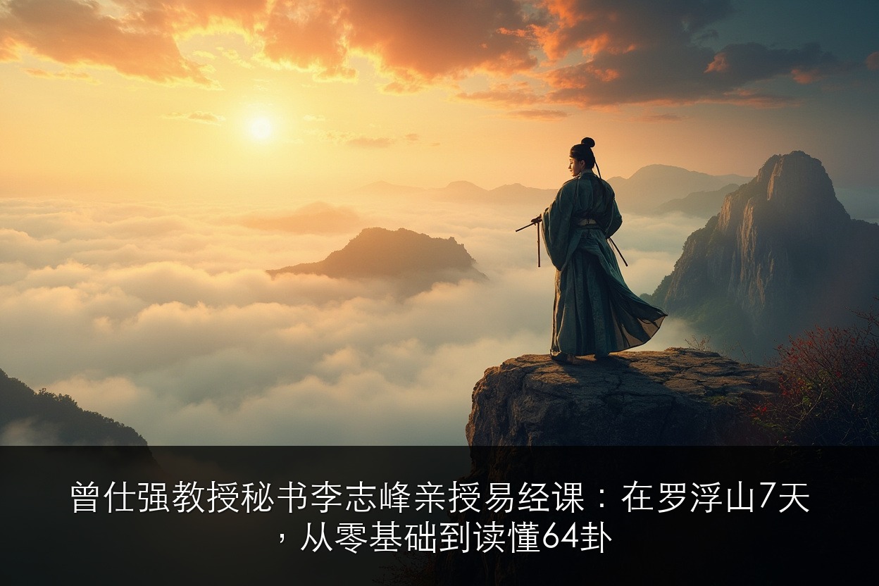 曾仕强教授秘书李志峰亲授易经课：在罗浮山7天，从零基础到读懂64卦