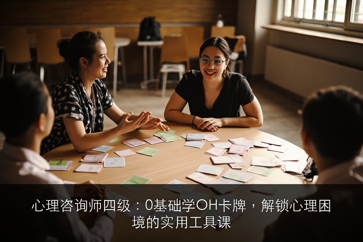 心理咨询师四级：0基础学OH卡牌，解锁心理困境的实用工具课