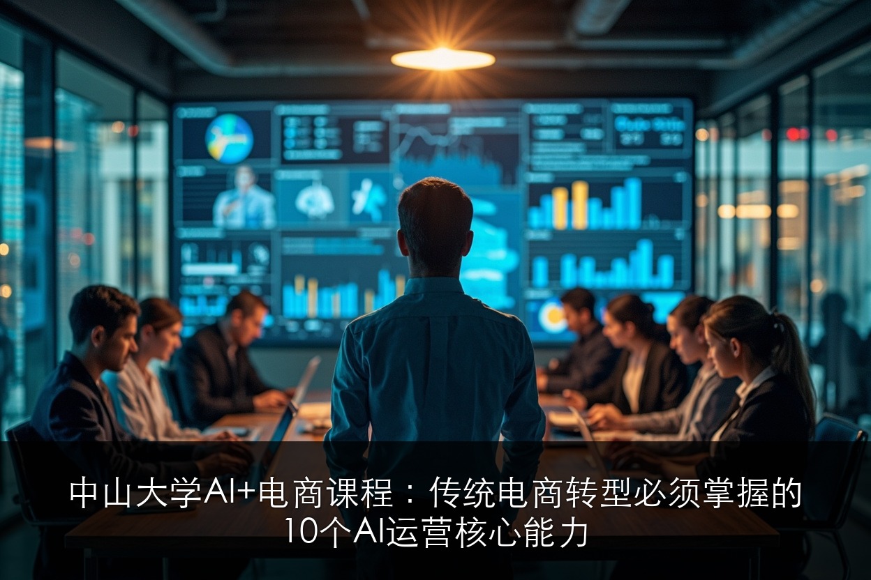 中山大学AI+电商课程：传统电商转型必须掌握的10个AI运营核心能力