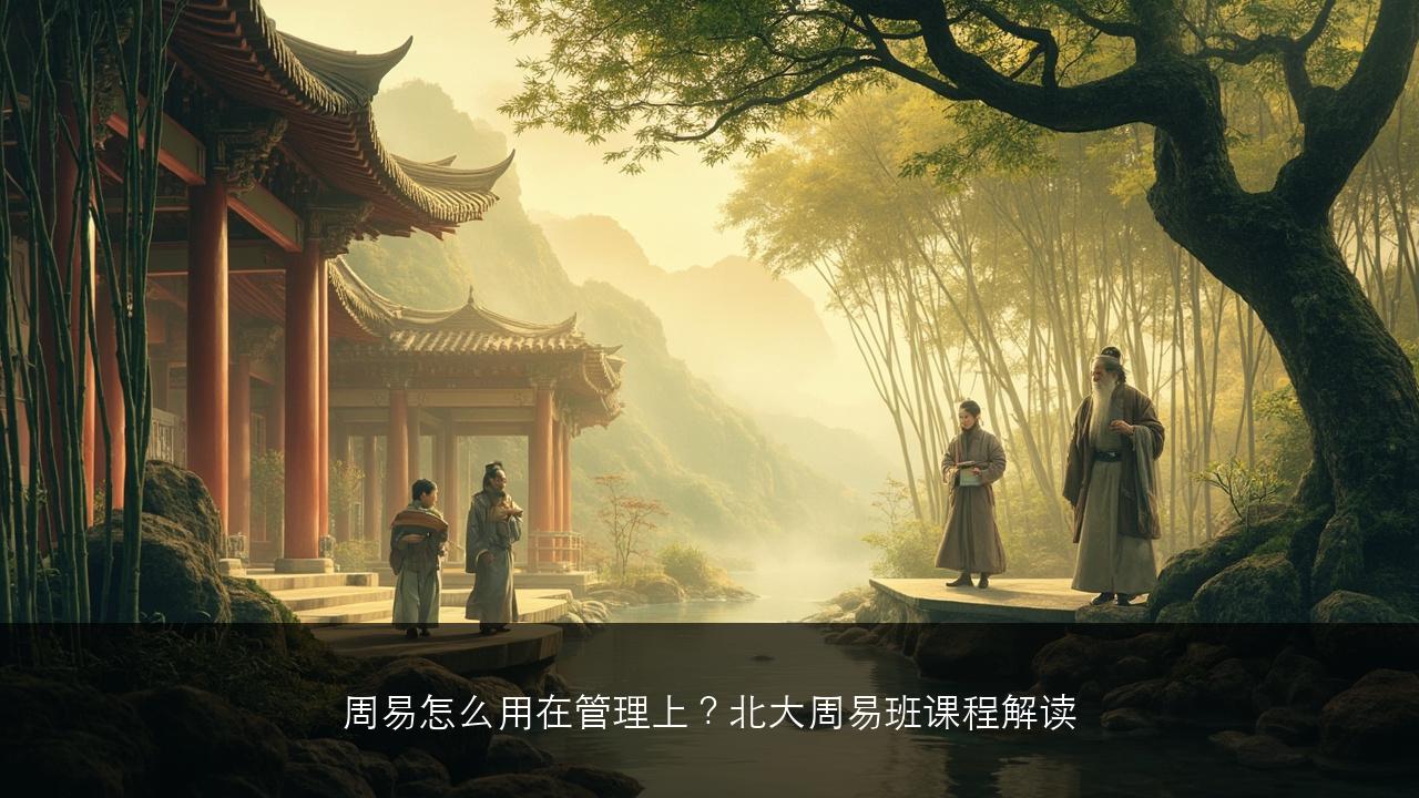 周易怎么用在管理上？北大周易班课程解读