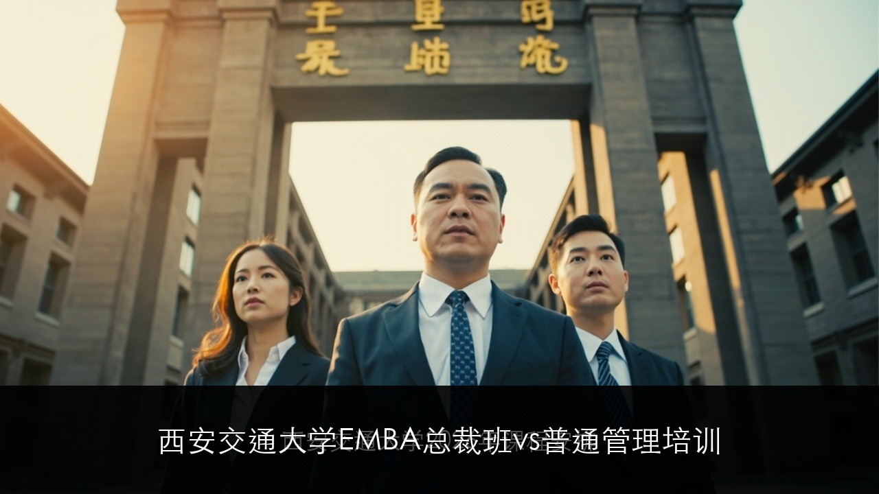西安交通大学EMBA总裁班和普通管理培训有什么区别?选错等于白花钱