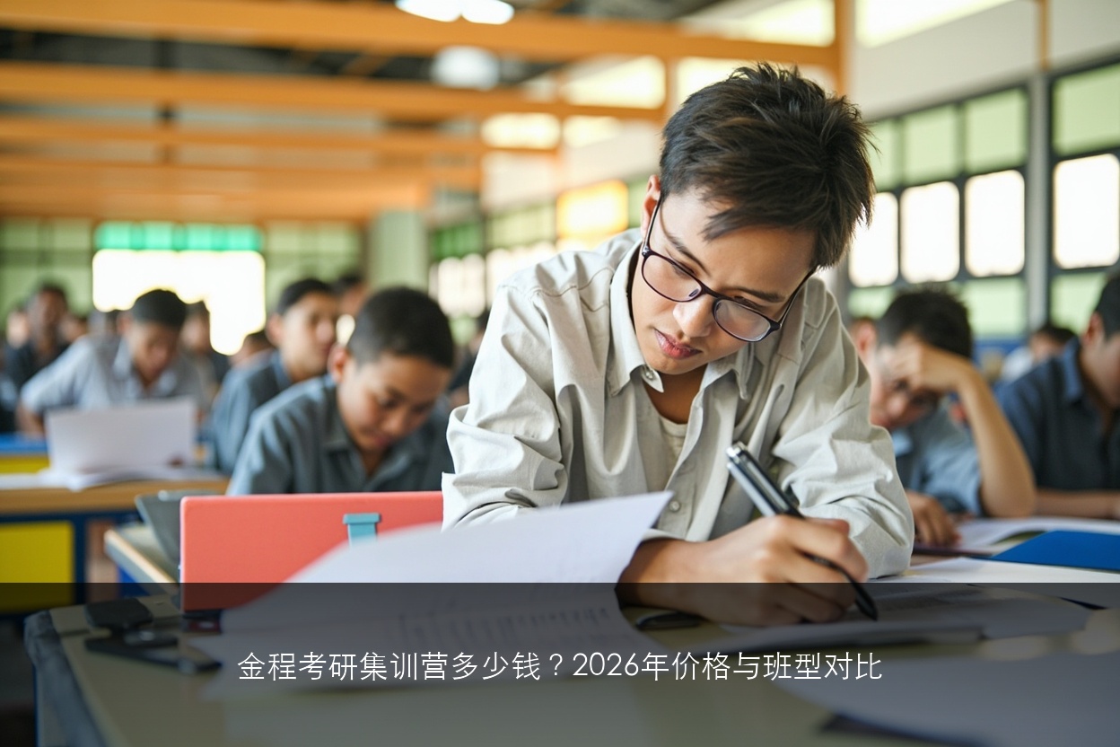 金程考研集训营多少钱?2026年价格与班型对比