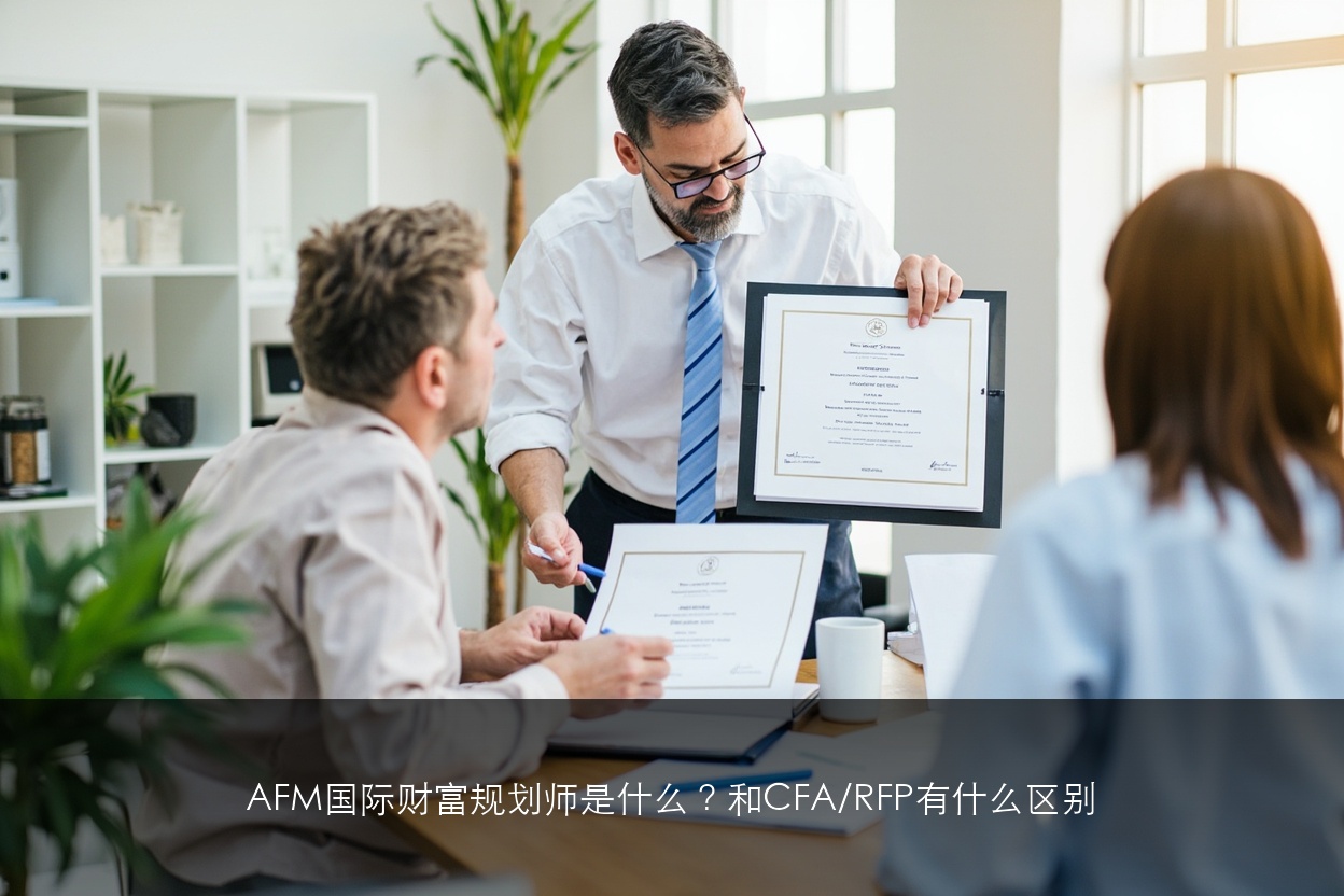 AFM国际财富规划师是什么?和CFA/RFP有什么区别