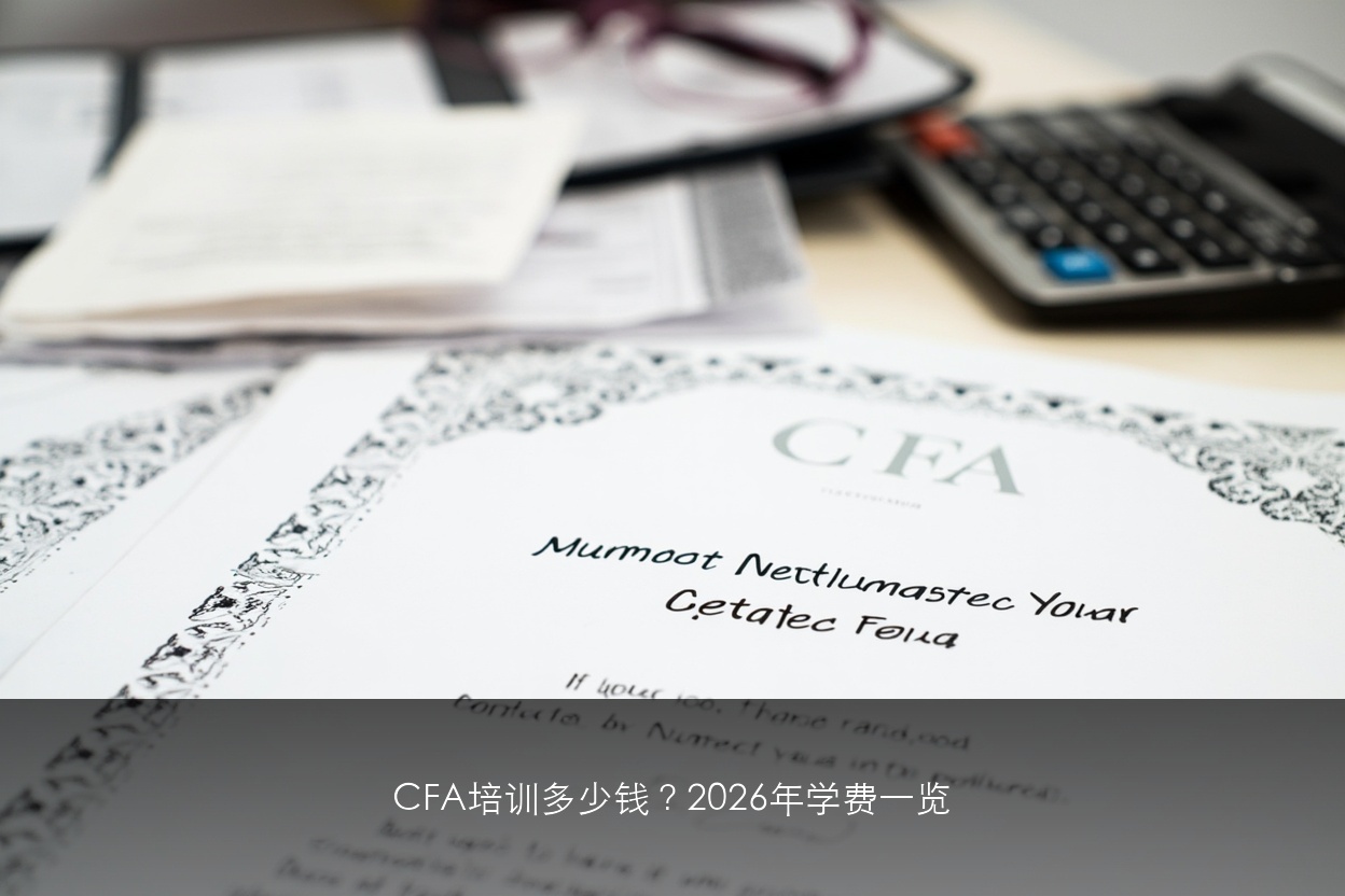 CFA培训多少钱?2026年CFA智能通关班学费一览