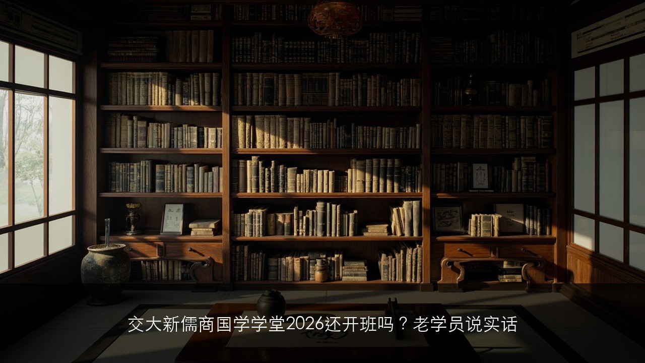 交大新儒商国学学堂2026还开班吗？老学员说实话